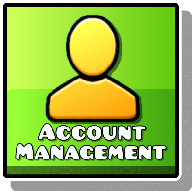 Manage different account options